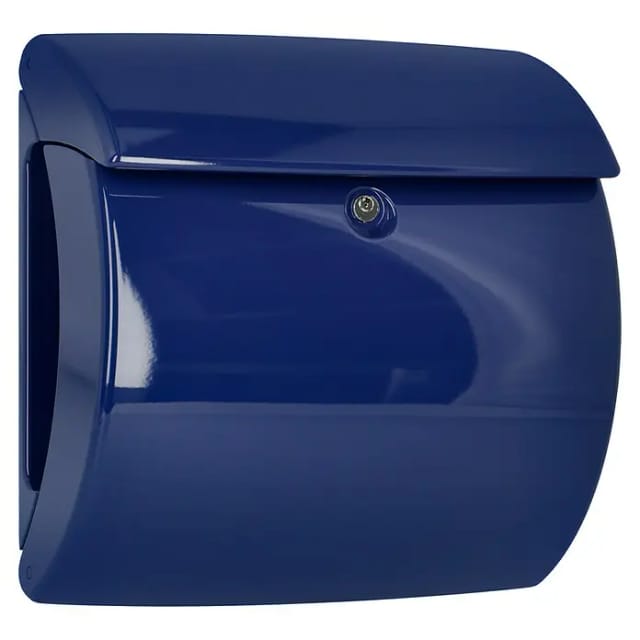 Burg-Wächter Kunststoff-Briefkasten Piano 886 Marine Blue