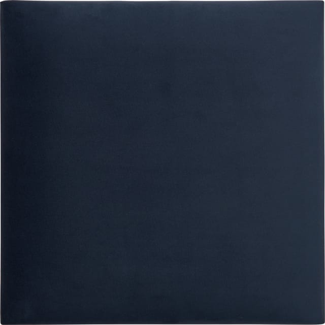 Wandkissen Quadrat 30 cm x 30 cm Dunkelblau Samt
