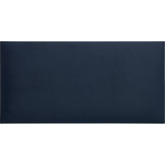 Wandkissen Rechteck 60 cm x 30 cm Dunkelblau Samt