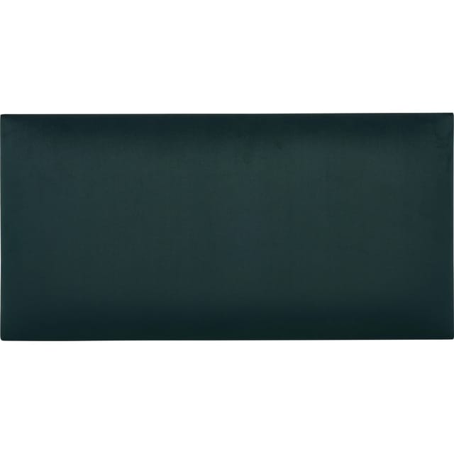 Wandkissen Rechteck 60 cm x 30 cm Dunkelgrün Samt