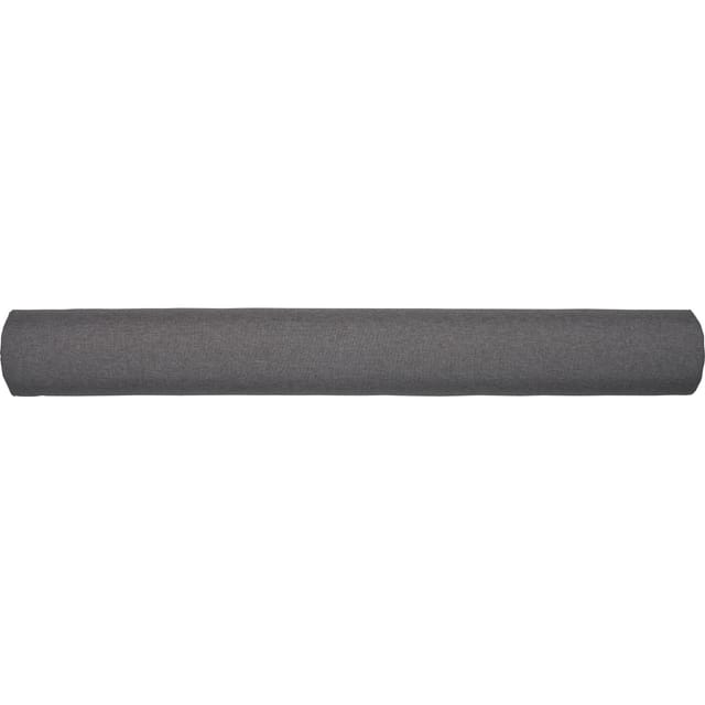 Wandkissen Bolster 120 cm x 15 cm Dunkelgrau Struktur