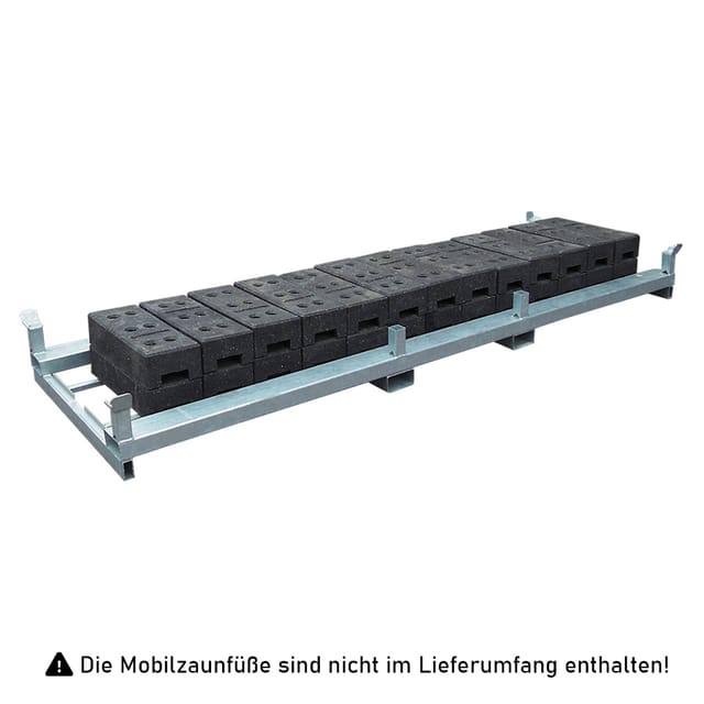 Schake Lager Transporttraverse 30 Stk. Fußplatten 160 mm x 75 mm Feuerverzinkt