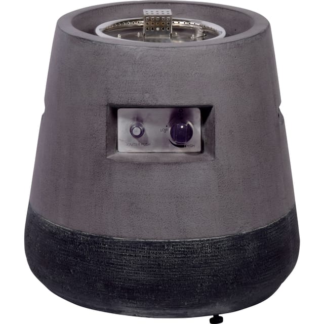 Dobar Outdoor-Feuerschale mit Gasflamme Stellar Ø 50 cm Grau
