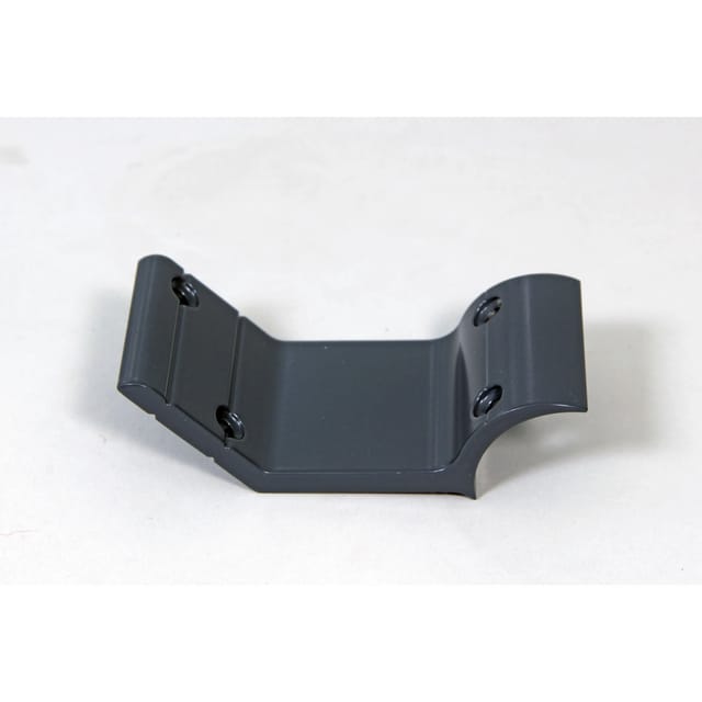 Handlaufkonsole Aluminium Anthrazit - Holzhandlauf Zubehör 2er Set Ø 40 mm