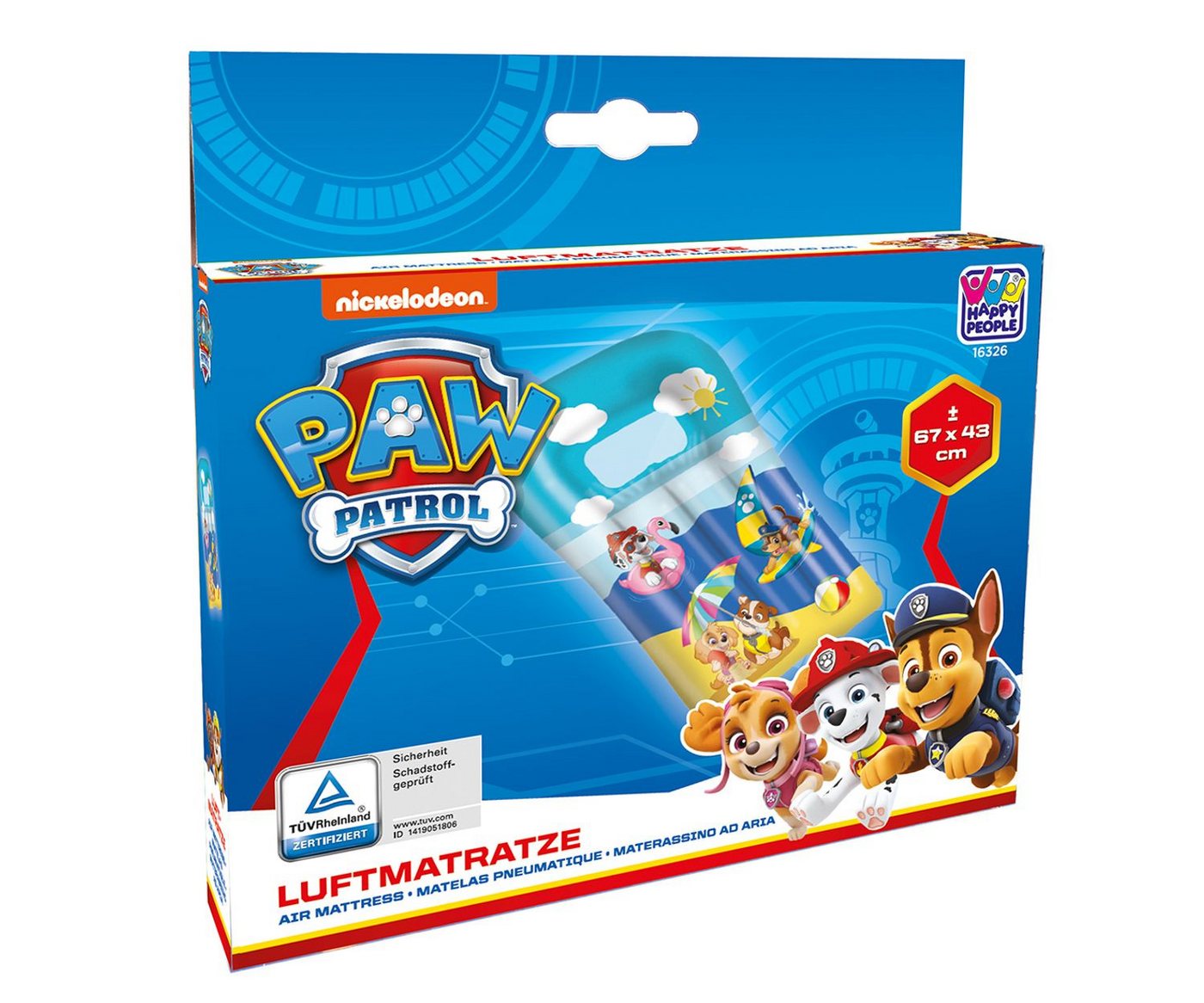 Happy People Paw Patrol Kindermatratze