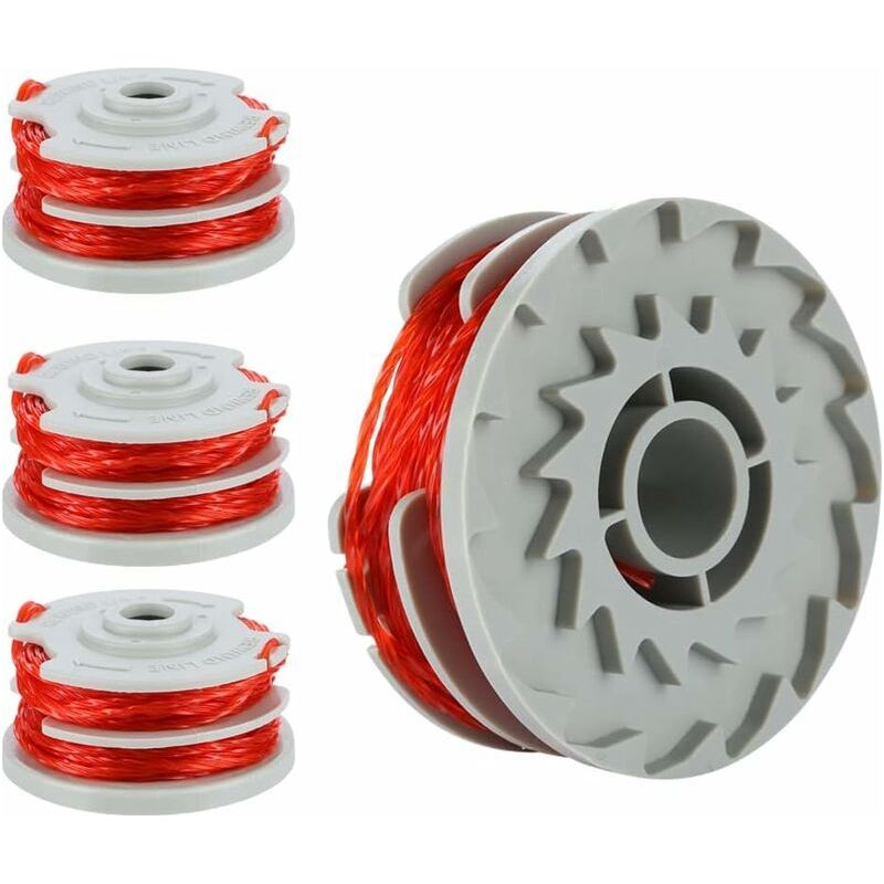 Bravix Nylon-schnurspulen-ersatzteile Für Flymo Fly021 Trimmer 513937190 (schnurlänge 11 M, Durchmesser ⌀ 1,5 Mm) (flymo Fly021, 4 Stück)