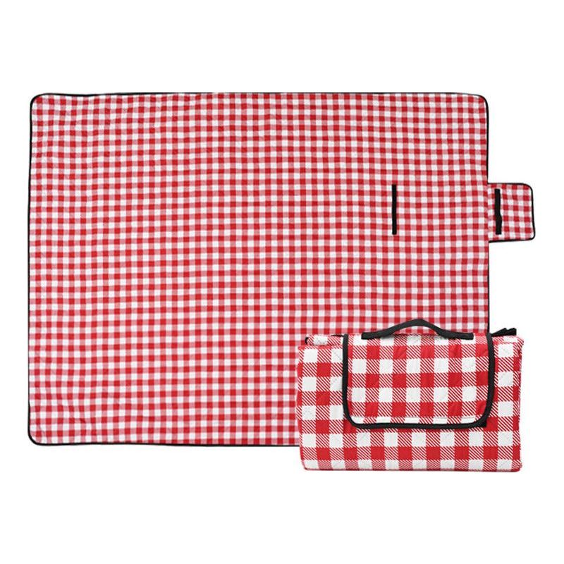 Bravix Picknickdecke/strandmatte, Wasserdicht, 200 X 200 Cm, Leichte Und Waschbare Karierte Picknickdecke Mit Griff, Geeignet Zum Wandern, Reisen, Camping, Für Outdoor-aktivitäten Und Parkbesuche
