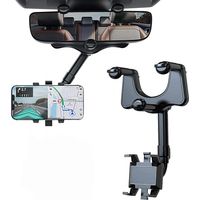 Bravix Auto-handyhalterung Für Den Rückspiegel, 360° Drehbar Und Ausziehbar, Für Alle Smartphones