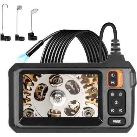 Industrielle Endoskopkamera Mit 1 M Flexiblem Kabel, Ip67 Wasserdicht, 1080p Hd 8-mm-kamera, 4,3-zoll-ips-bildschirm, 8 Leds, Keine App Erforderlich