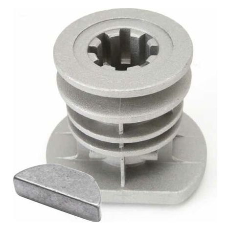 Klingenhalterung Für Castelgarden Ggp 22465607/0 Ø 22,2 Mm + Schlüssel