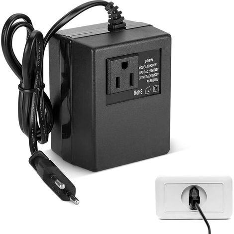 220v/240v Auf 110v/120v Transformator, Eu-stecker-spannungswandler-adapter