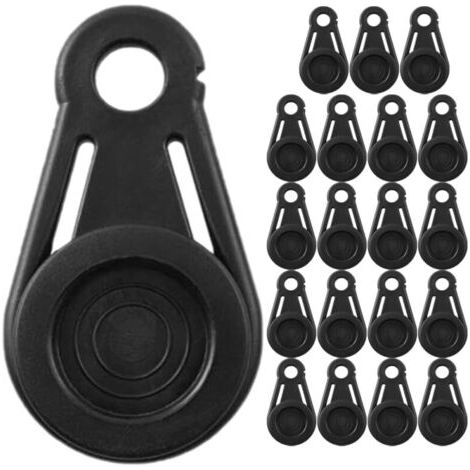 20 Windfeste Planenclips Für Outdoor-zelte Mit Kordelöffnung – Praktisches Und Tragbares Zubehör Für Camping, Wandern Und Angeln