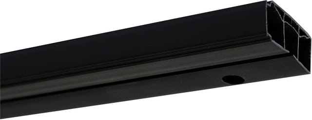 Gardinia Vorhangschienen-Set 1-Lauf Schwarz 210 cm