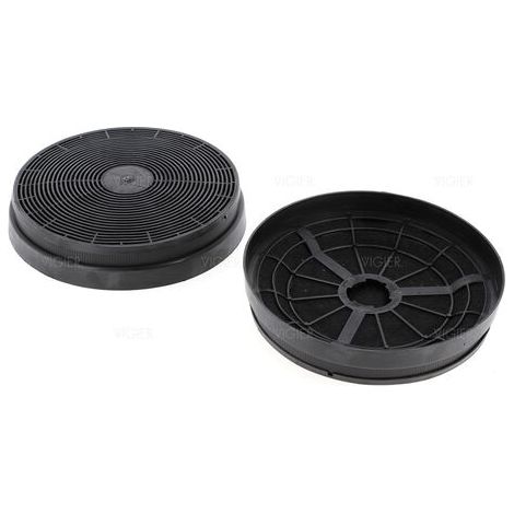 Aktivkohlefilter Für Dunstabzugshauben – 2er-pack Filter 175 Mm X 35 Mm – As0015184 – Kompatibel Mit Verschiedenen Modellen