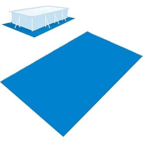 Pool-bodenabdeckung, Faltbare Rechteckige Bodenabdeckung, Wasserdichte Poolbodenabdeckung, Bodenschutz Für Aufblasbare Pools, 445 X 254 Cm