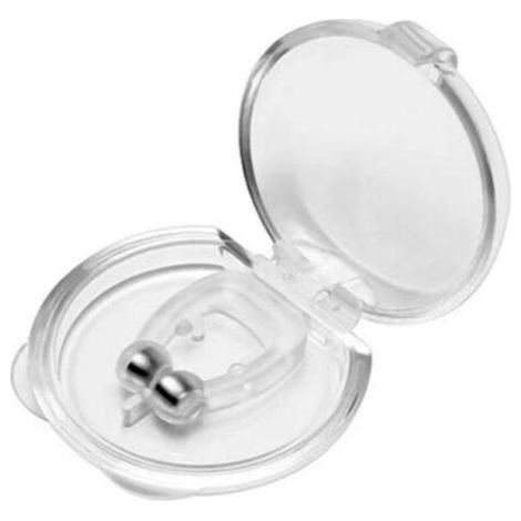 Set Mit 2 Anti-schnarch-nasenclips, Mini-magnet-nasenclips Aus Silikon, Magnetischer Nasenclip, Anti-schnarch-gerät Aus Silikon Für Besseren Schlaf (20 X 15 Mm)