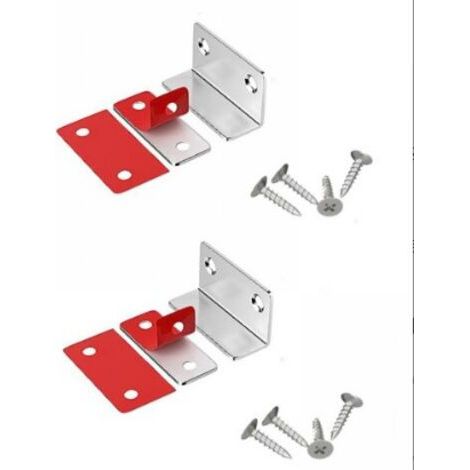 Set Mit 2 Magnetischen Schrankverschlüssen, Ultradünne L-förmige Magnetverschlüsse, Magnetverschluss Für Schranktüren Und Schubladen, Klebstoff Für Küchenschranktürverschluss