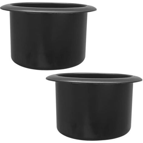 2 Stück Versenkte Kunststoff-becherhalter, Flaschenhalter-einsatz Fürs Auto, Ersatz-becherhalter Fürs Auto, Rutschfestes Zubehör Für Autobecher (90 X 102 Mm)