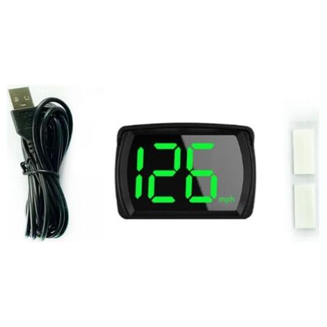 Head-up-display (hud) Mit Gps-tachometer Für Autos – Digitaler Tachometer Mit Großem Led-bildschirm – Einfache Und Zerstörungsfreie Installation