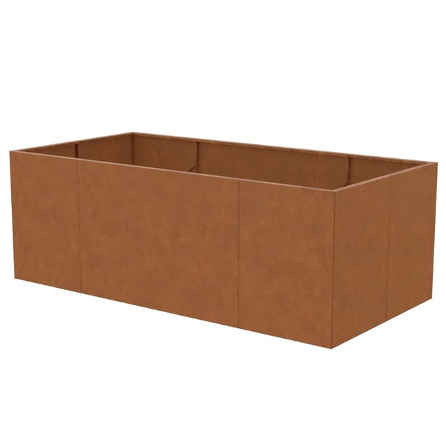 Floraworld Hochbeet Cortenstahl 200 x 100 x 70 cm