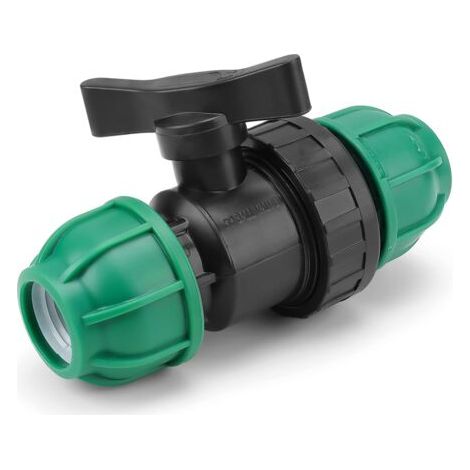 Pe-rohrverbindungskugelhähne, 25 Mm Rohrverschraubung Mit Doppelmutter-kugelhahn, Geeignet Für Schwimmbäder Und Landwirtschaftliche Bewässerung