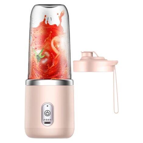 Mini-entsafter – Kleiner, Tragbarer Und Wiederaufladbarer Saftbecher – Eine Akkuladung Reicht Für 5 Bis 10 Anwendungen. Ideal Für Säfte, Milchshakes Und Smoothies – Perfekt Für Zuhause, Sport, Reisen,