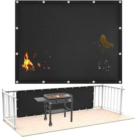 Feuerfester Hitzeschutz Für Die Wand Hinter Dem Grill, Hitzeschutz Für Holzöfen, Herd-wandschutz Für Kühlschränke, Zubehör Für Grillmatten