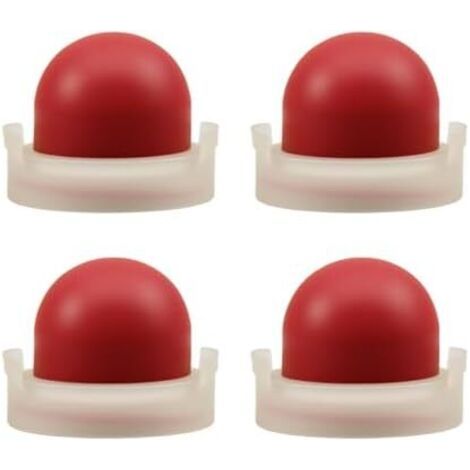4 Stück 694394 Vergaser-primerpumpe, Kraftstoffprimer, Freischneider-primer Für Rasenmäher-vergaser, Benzin-säge, 4178 5084h 494408, Rot -