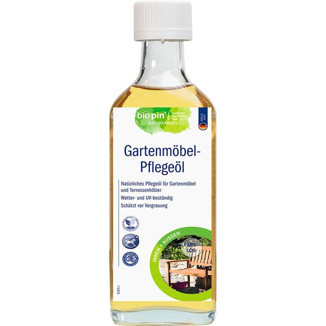 Biopin Gartenmöbel-Pflegeöl Farblos 250 ml
