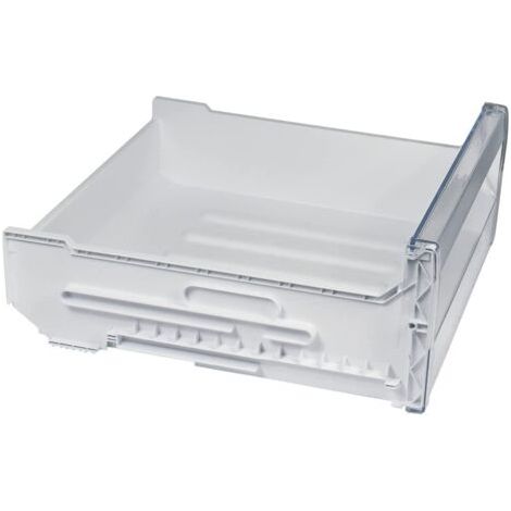 Gefrierschublade Oben 425 X 165 X 425 Mm – Weiß Und Transparent – Ersatzteil Für Kompatible Gefrierschränke
