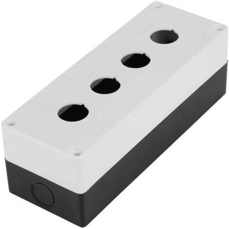 22-mm-schutzgehäuse Für Vierloch-drucktasterboxen, Wasserdicht (weiß)