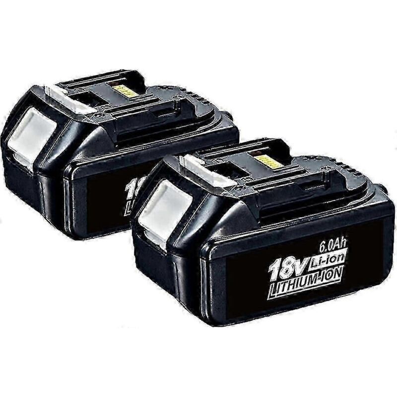 2er-pack Makita 18v 6,0 Ah Lxt Li-ion Akkus Bl1850b, Bl1830b Und Bl1860b