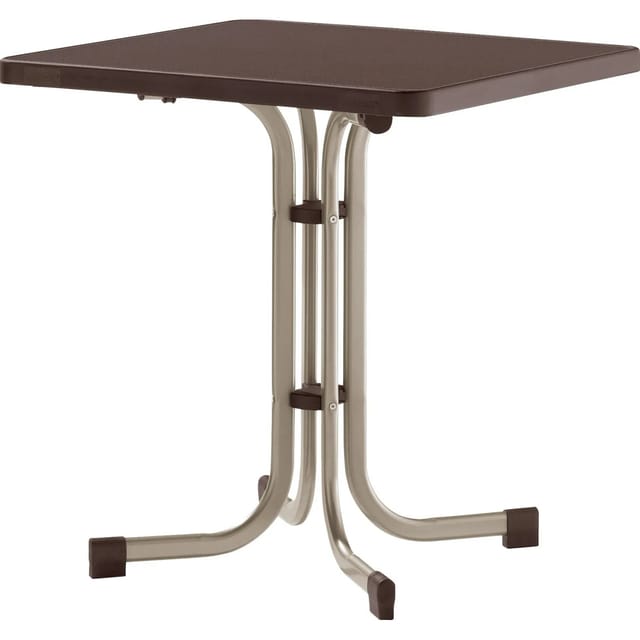 Sieger Klapptisch Quadratisch Champagner 70 cm x 70 cm