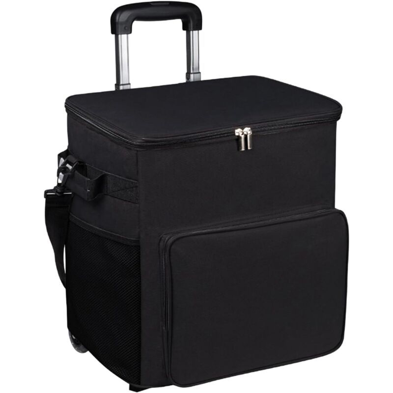 Kühlbox Auf Rädern - Rollbarer Kühlwagen - Wasserdichte Reisekühlbox Mit
