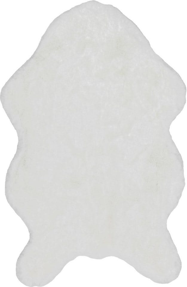 Schöner Wohnen Kunstfell Tender Shape Weiß 60 cm x 90 cm