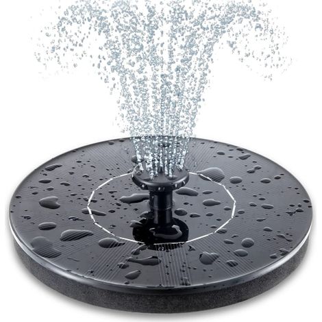Pompe Solaire Pour Fontaine À Eau Flottante Autoportante Pour Abreuvoir À Oiseaux, Jardin, Bassin, Piscine, Extérieur.