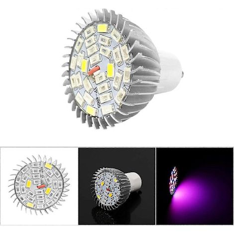 Lampe De Culture Led Gu10, Angle De Diffusion De 120°, Spectre Large, Pour La Culture Hydroponique De Fleurs Et Légumes, 28 W, 220 V-aquaforge