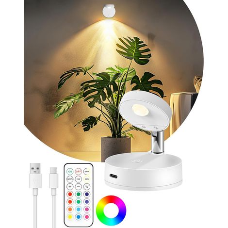 Lampe Pour Plantes D'Intérieur Avec Minuterie Et Luminosité Réglable, Lampe Magnétique/murale Pour Serres, Semis Et Étagères De Culture-aquaforge