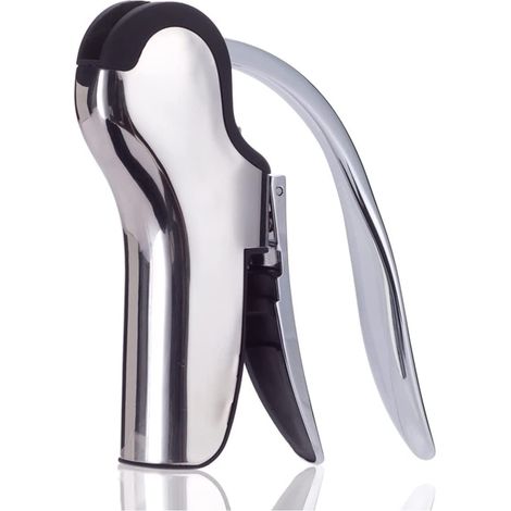Ouvre-bouteille En Acier Inoxydable, Tire-bouchon À Levier Vertical Avec Coupe-capsule Intégré, Tire-bouchon Manuel Avec Pompe À Levier Ergonomique-aquaforge