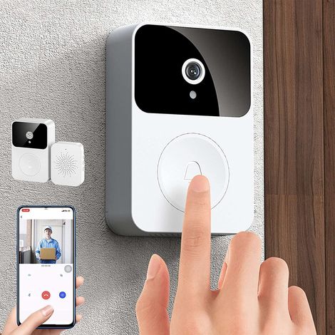 Sonnette Vidéo Intelligente Ring, Interphone Domestique Haute Définition-aquaforge