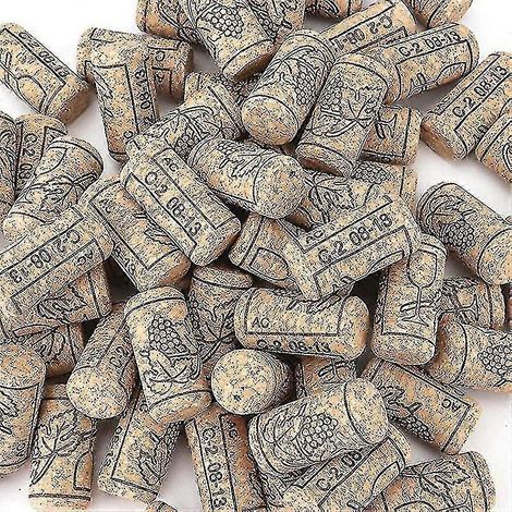 Lot De 100 Bouchons De Vin En Liège Naturel, Réutilisables, Fonctionnels Et Portables, Droits, Pour La Mise En Bouteille Du Vin.-aquaforge