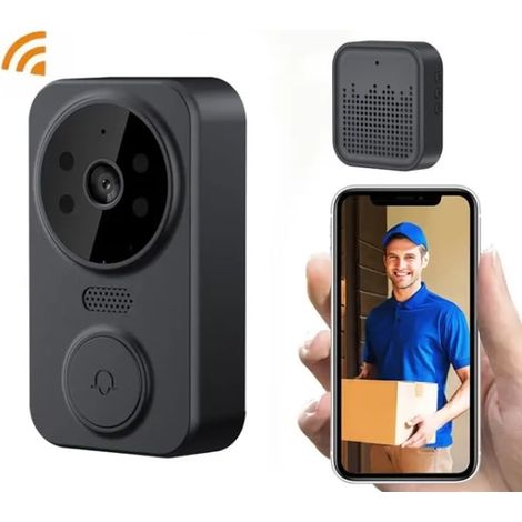 Sonnette Vidéo Sans Fil Tuya Home Security Avec Interphone Wifi Intelligent Et Caméra-aquaforge