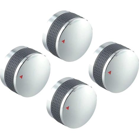 4 Boutons De Commande De Gril (58 Mm Et 50 Mm) - Pièces De Rechange Pour Interrupteur De Gril Extérieur, Cuisinière À Gaz, Barbecue Et Accessoires D'Outils De Jardin, Durables.-aquaforge