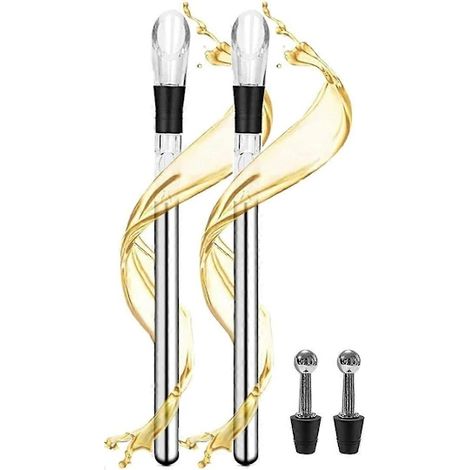 Tige De Refroidissement Pour Vin, Tige De Refroidissement Pour Vin, Tige De Refroidissement Pour Vin, Refroidisseur De Vin 3 En 1 En Acier Inoxydable-aquaforge