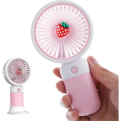 Ventilateur Portable Mignon, Mini Ventilateur Usb, Ventilateur Électrique Rechargeable Pour Enfants (vert Avocat)-aquaforge
