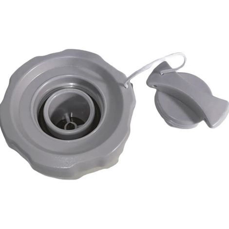 Bouchon De Valve De Gonflage Pour Spa Gonflable, Gris Clair, Plastique, 5,59 X 3,81 Cm-aquaforge