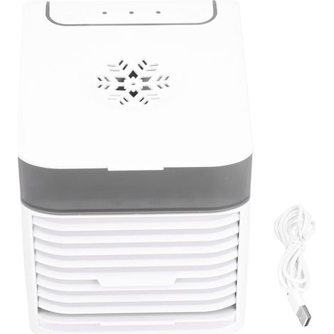 Mini Climatiseur Portable De Bureau, Alimenté Par Usb, Pour La Maison. Petit Format.-aquaforge
