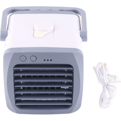 Climatiseur Portable 5w, 3 Vitesses Réglables, Mini Rafraîchisseur D'Air Pour La Maison, La Chambre Ou Le Bureau-aquaforge