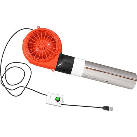 Ventilateur De Barbecue Portable, Souffleur D'Air Portatif À Piles, Outil De Cuisson Pour Barbecue En Plein Air, Camping Et Pique-nique-aquaforge