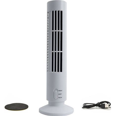 Ventilateur Miniature Usb Sans Pales En Forme De Tour, Petit Ventilateur De Bureau Usb Sur Pied-aquaforge